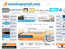 Tablet Screenshot of construportal.com